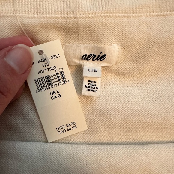 Aerie NWT Crochet Sweater Tube Top - Large - Picture 4 of 4